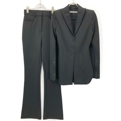 ALEXANDER WANG アレキサンダーワン 【美品】ボンディング ストレッチ ロングジャケット/パンツ スーツ セットアップ 2