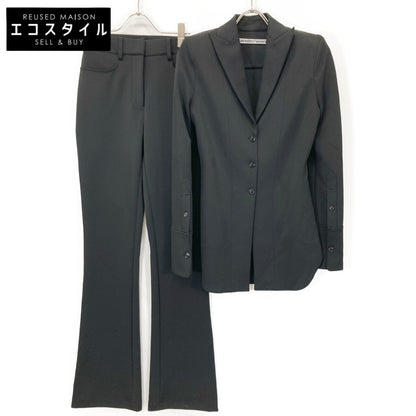 ALEXANDER WANG アレキサンダーワン 【美品】ボンディング ストレッチ ロングジャケット/パンツ スーツ セットアップ 2