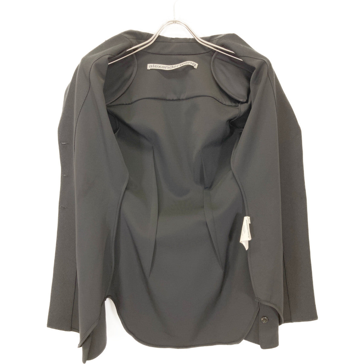 ALEXANDER WANG アレキサンダーワン 【美品】ボンディング ストレッチ ロングジャケット/パンツ スーツ セットアップ 2