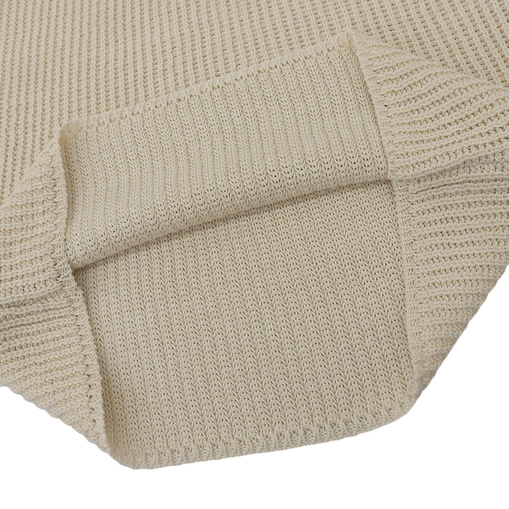 TOD'S トッズ 美品 コットン ニット ベスト レディース アイボリー XS 23年 X8WC1488070 VWA ベスト XS