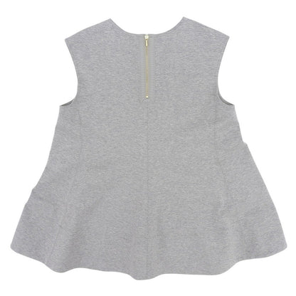 DRAWER ドゥロワー 美品 バックジップノースリーブブラウス トップス レディース グレー 1 M.SUMMER2 トップス 1
