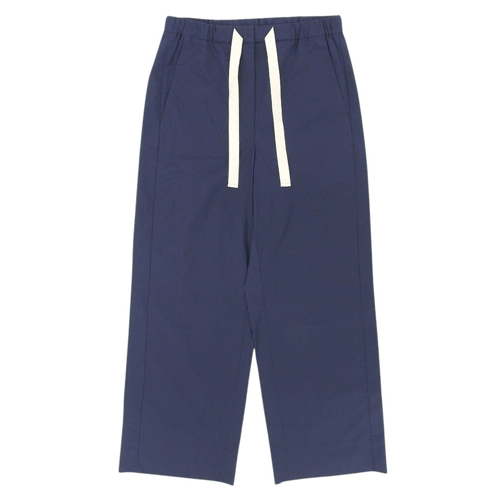 S MaxMara エスマックスマーラ 美品 コットン ポプリン パンツ ボトムス レディース ネイビー 34 24191310236 23年 ボトムス 34