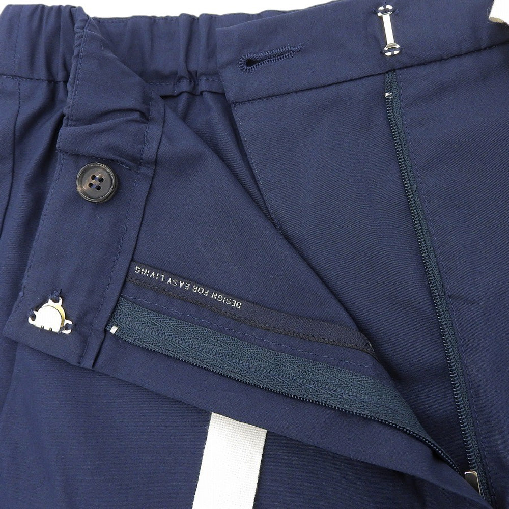 S MaxMara エスマックスマーラ 美品 コットン ポプリン パンツ ボトムス レディース ネイビー 34 24191310236 23年 ボトムス 34