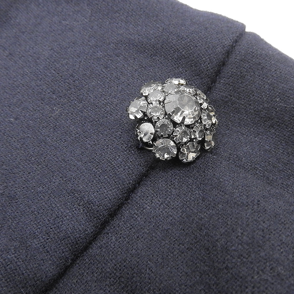 S MaxMara エスマックスマーラ 美品 ウール フレア スカート レディース ネイビー 36 23910606336 23年 スカート 36