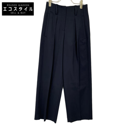 BRUNELLO CUCINELLI ブルネロクチネリ ﾈｲﾋﾞｰ 23年 MP097P8239 ﾓﾆｰﾚ装飾 1P ﾃｰﾊﾟｰﾄﾞ ﾊﾟﾝﾂ ボトムス 36