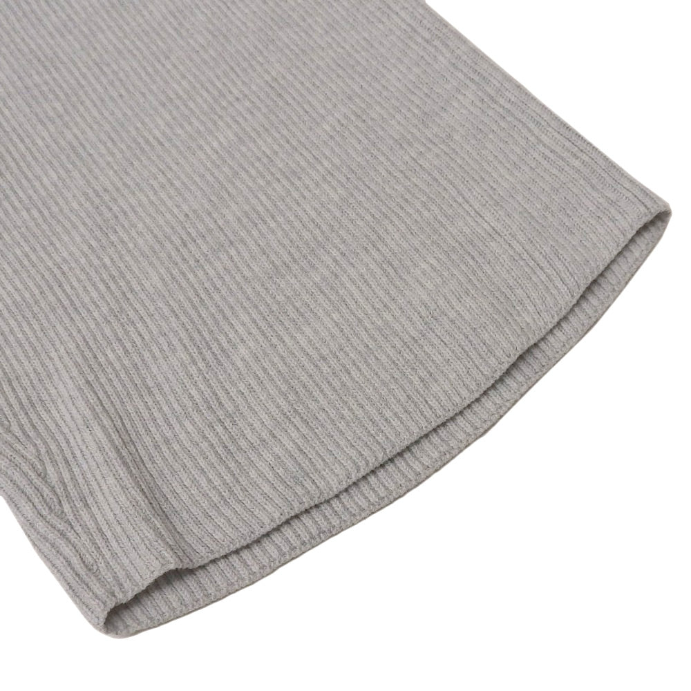 BRUNELLO CUCINELLI ブルネロクチネリ 美品 コットン ニット リブ編み ハーフ パンツ ボトムス レディース グレー XXS 21年 MI9197799JAP ボトムス XXＳ