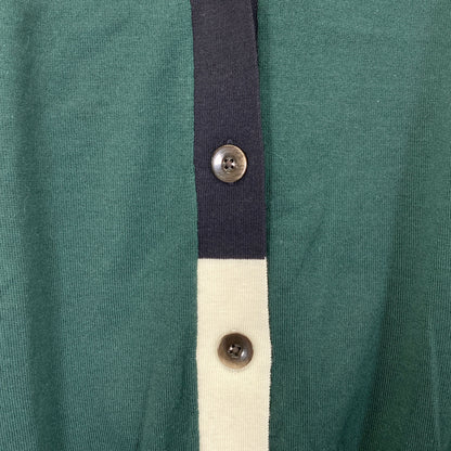 SOV. ソブ ダブルスタンダード 23年製 ｸﾞﾘｰﾝ ﾒﾘﾉｳｰﾙﾆｯﾄｶｰﾃﾞｨｶﾞﾝ トップス 38