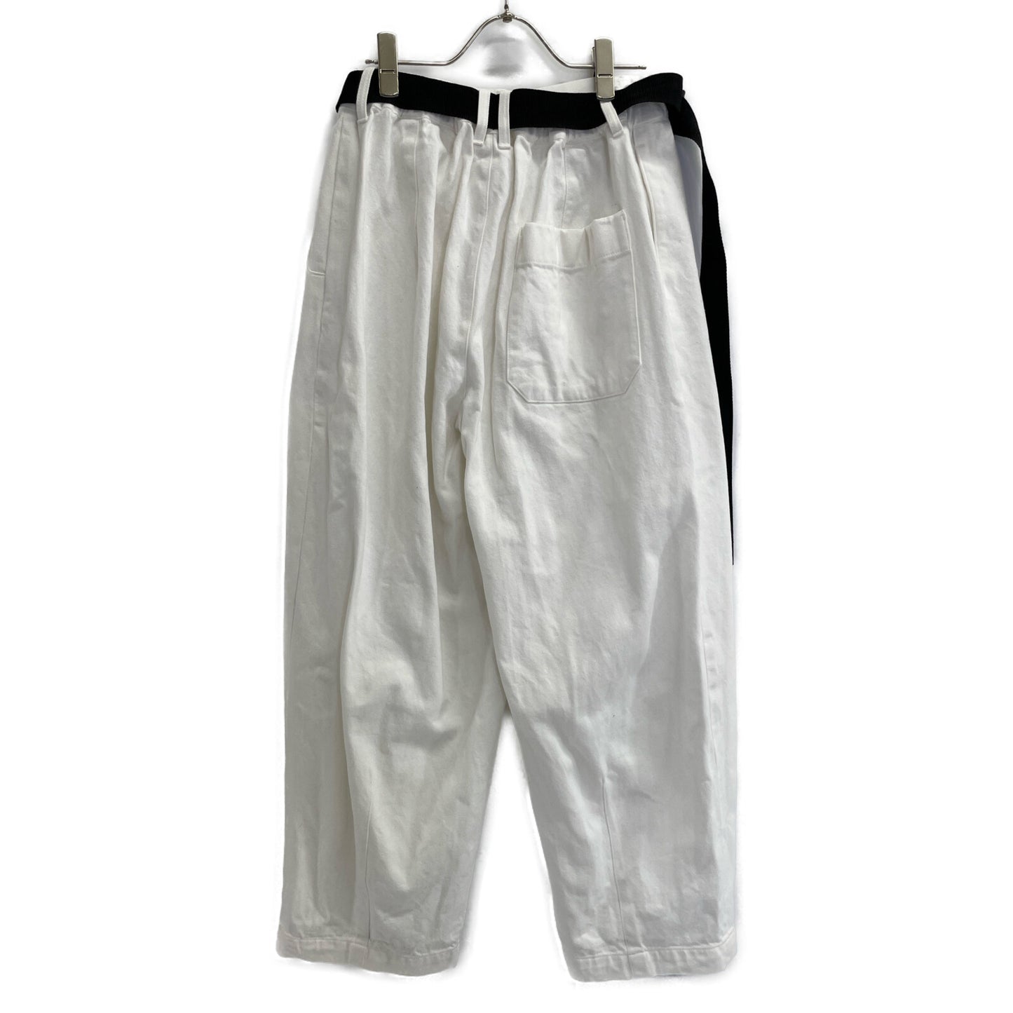 DOUBLE STANDARD CLOTHING ダブルスタンダードクロージング 24年製 ホワイト バレルシルエットスラブデニム パンツ ボトムス 表記なし
