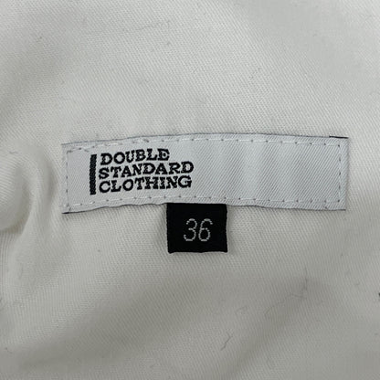 DOUBLE STANDARD CLOTHING ダブルスタンダードクロージング 24年製 ホワイト バレルシルエットスラブデニム パンツ ボトムス 表記なし