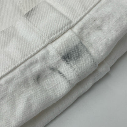 DOUBLE STANDARD CLOTHING ダブルスタンダードクロージング 24年製 ホワイト バレルシルエットスラブデニム パンツ ボトムス 表記なし