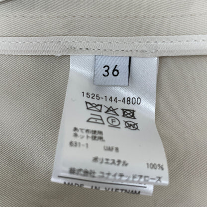 UNITED ARROWS ユナイテッドアローズ ﾗｲﾄﾍﾞｰｼﾞｭ ﾊﾞｯｸﾌﾚｱ ﾄﾚﾝﾁｺｰﾄ コート 36