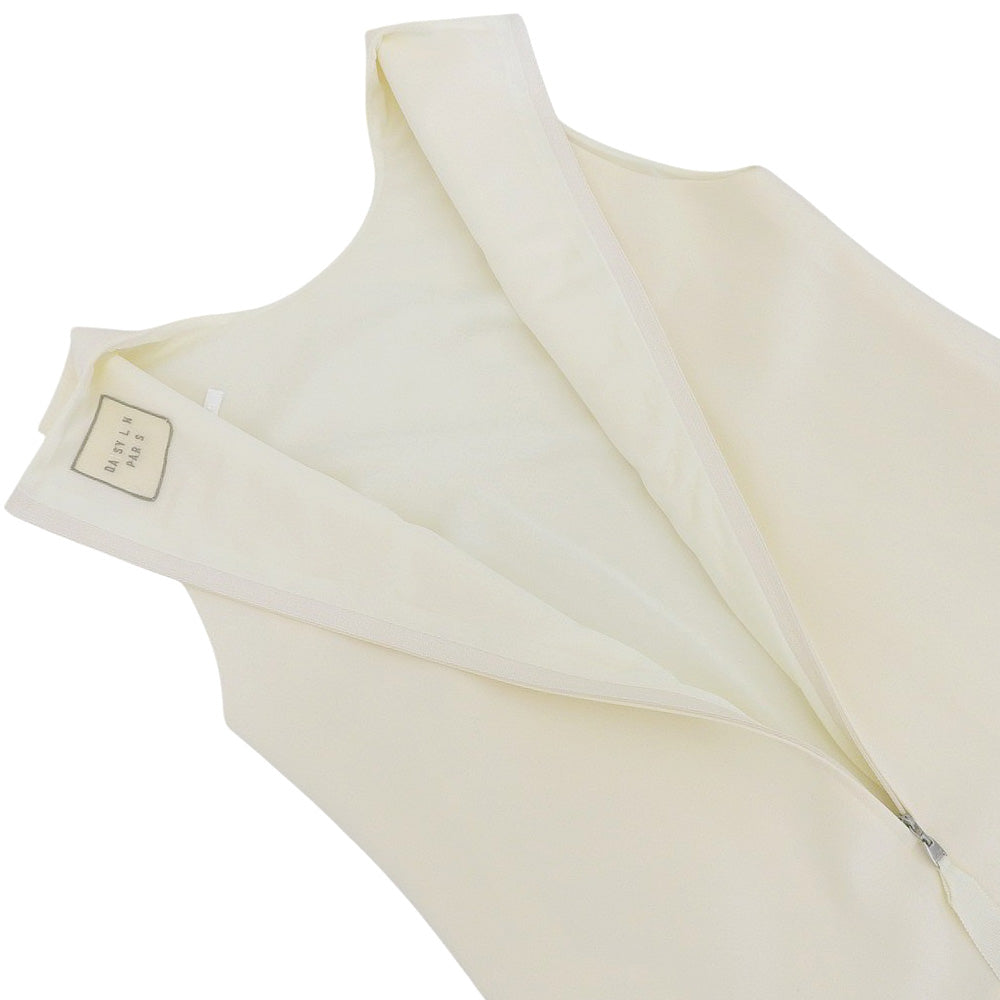 DAISY LIN デイジーリン 美品 オルセー ドレス ワンピース レディース アイボリー 38 32365 ワンピース 38