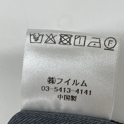 SOV. ソブ ダブルスタンダード 25年製 ｸﾞﾚｰ ｻﾃﾝﾃﾞﾆﾑﾌﾟﾘﾝﾄｸﾛｯﾌﾟﾄﾞｼｬﾂ トップス 36