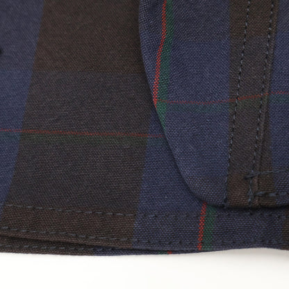 BACCA バッカ ﾌﾞﾙｰ ｷｬﾝﾊﾞｽﾁｪｯｸ ﾎﾞﾚﾛｼﾞｬｹｯﾄ ジャケット 36