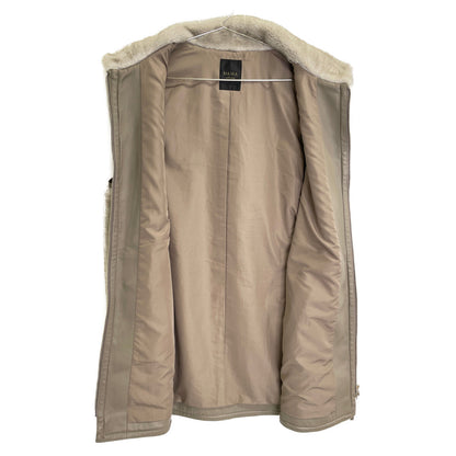 DAMAcollection ダーマコレクション ｸﾞﾚｰ ﾌｪｲｸﾌｧｰ ZIP ﾛﾝｸﾞ ﾍﾞｽﾄ ベスト L