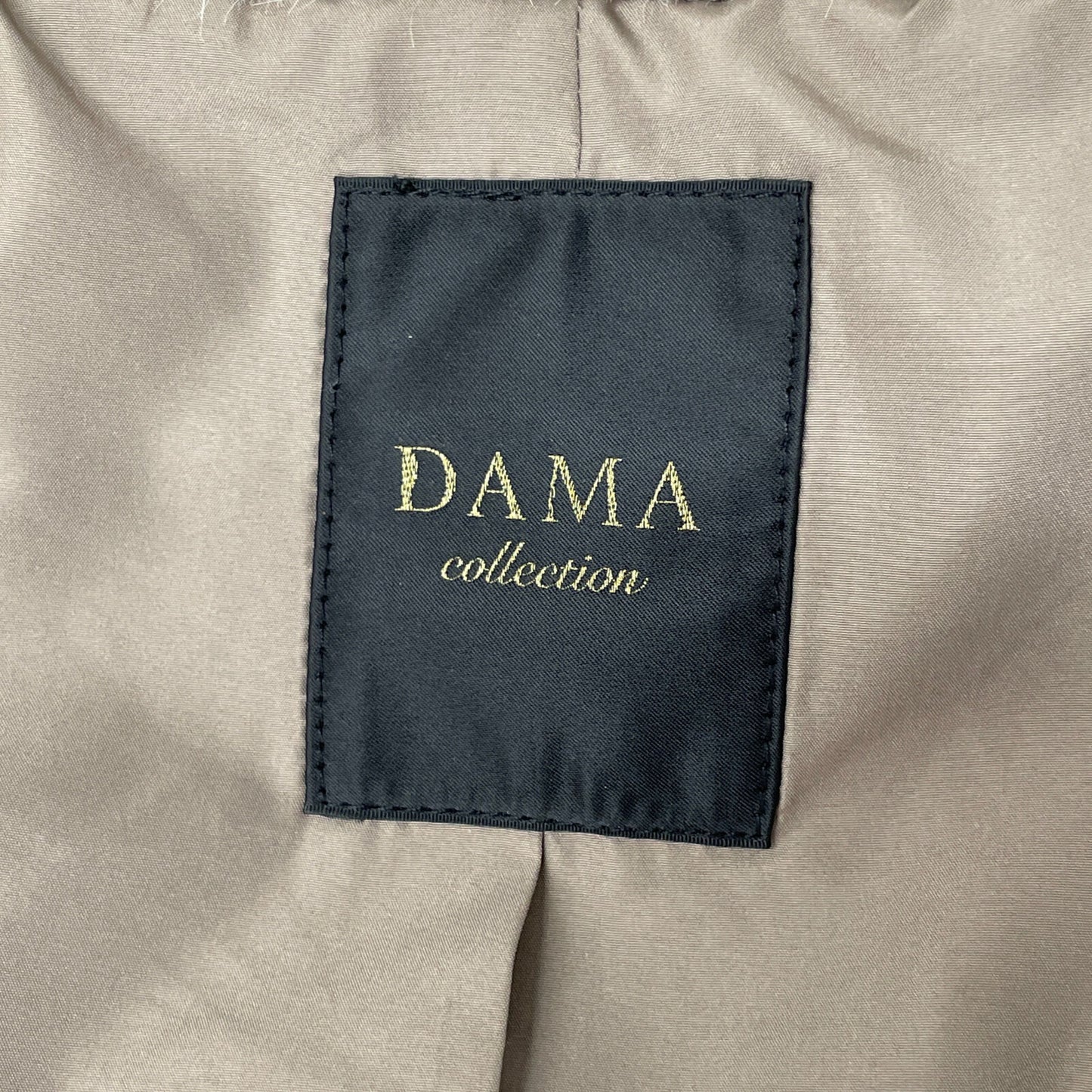 DAMAcollection ダーマコレクション ｸﾞﾚｰ ﾌｪｲｸﾌｧｰ ZIP ﾛﾝｸﾞ ﾍﾞｽﾄ ベスト L