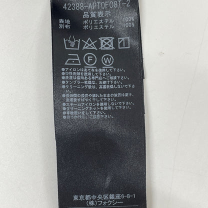 ADEAM アディアム 美品 42388 裾シフォンプリーツ ノースリーブ チュニック ワンピース S