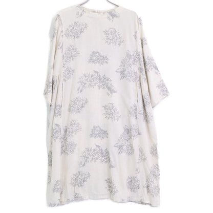 グンゲンドウ 群言堂 ﾏﾝｶﾞﾝ絣ﾋﾄﾂﾊﾞﾀｺﾞ柄ﾁｭﾆｯｸ白山薊 25102503 ワンピース 表記なし