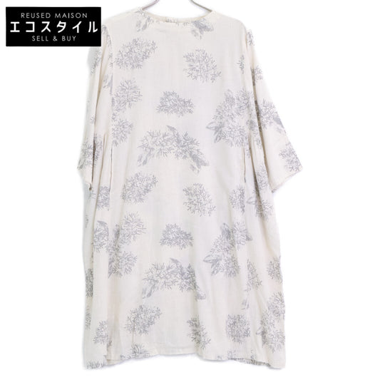 グンゲンドウ 群言堂 ﾏﾝｶﾞﾝ絣ﾋﾄﾂﾊﾞﾀｺﾞ柄ﾁｭﾆｯｸ白山薊 25102503 ワンピース 表記なし