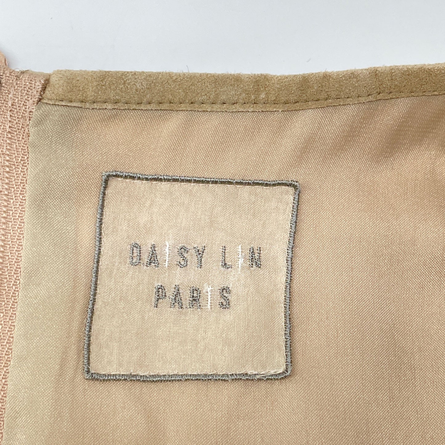 DAISY LIN デイジーリン 32674 ﾍﾞｰｼﾞｭ ｼﾞｪﾐﾆ ｽｴｰﾄﾞ ﾜﾝﾋﾟｰｽ ワンピース 38