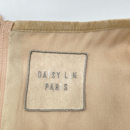 DAISY LIN デイジーリン 32674 ﾍﾞｰｼﾞｭ ｼﾞｪﾐﾆ ｽｴｰﾄﾞ ﾜﾝﾋﾟｰｽ ワンピース 38