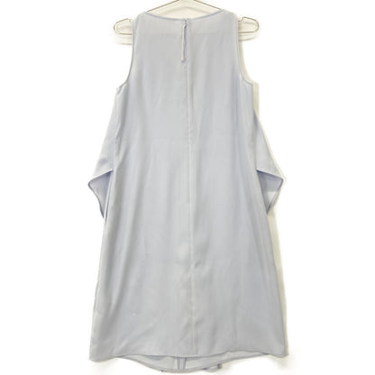 ADEAM アディアム 42223 ｻｯｸｽﾌﾞﾙｰ ﾚｲﾔｰﾄﾞﾃﾞｻﾞｲﾝ ﾉｰｽﾘｰﾌﾞﾄﾞﾚｽﾜﾝﾋﾟｰｽ トップス M