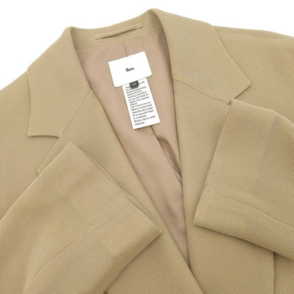 SOV. ソブ ダブルスタンダード 美品 キュプラ カラミ テーラードジャケット レディース ブラウン系 38 24年製 ジャケット 38