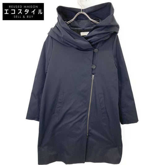 BARNEYS NEWYORK バーニーズニューヨーク 2185105 ﾈｲﾋﾞｰ ﾗｲﾅｰ付 ﾅｲﾛﾝｺｰﾄ コート 38