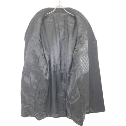 agnes b. アニエスベー MZ26TM58 OF361839 ﾌﾞﾗｯｸ ｳｰﾙ ﾁｪｽﾀｰｺｰﾄ コート 50