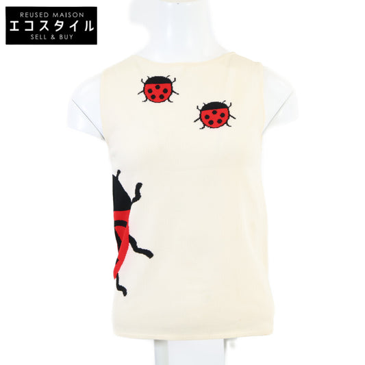 CHANEL シャネル 01P P23230V01545 てんとう虫 ココマーク ノースリーブ トップス 42