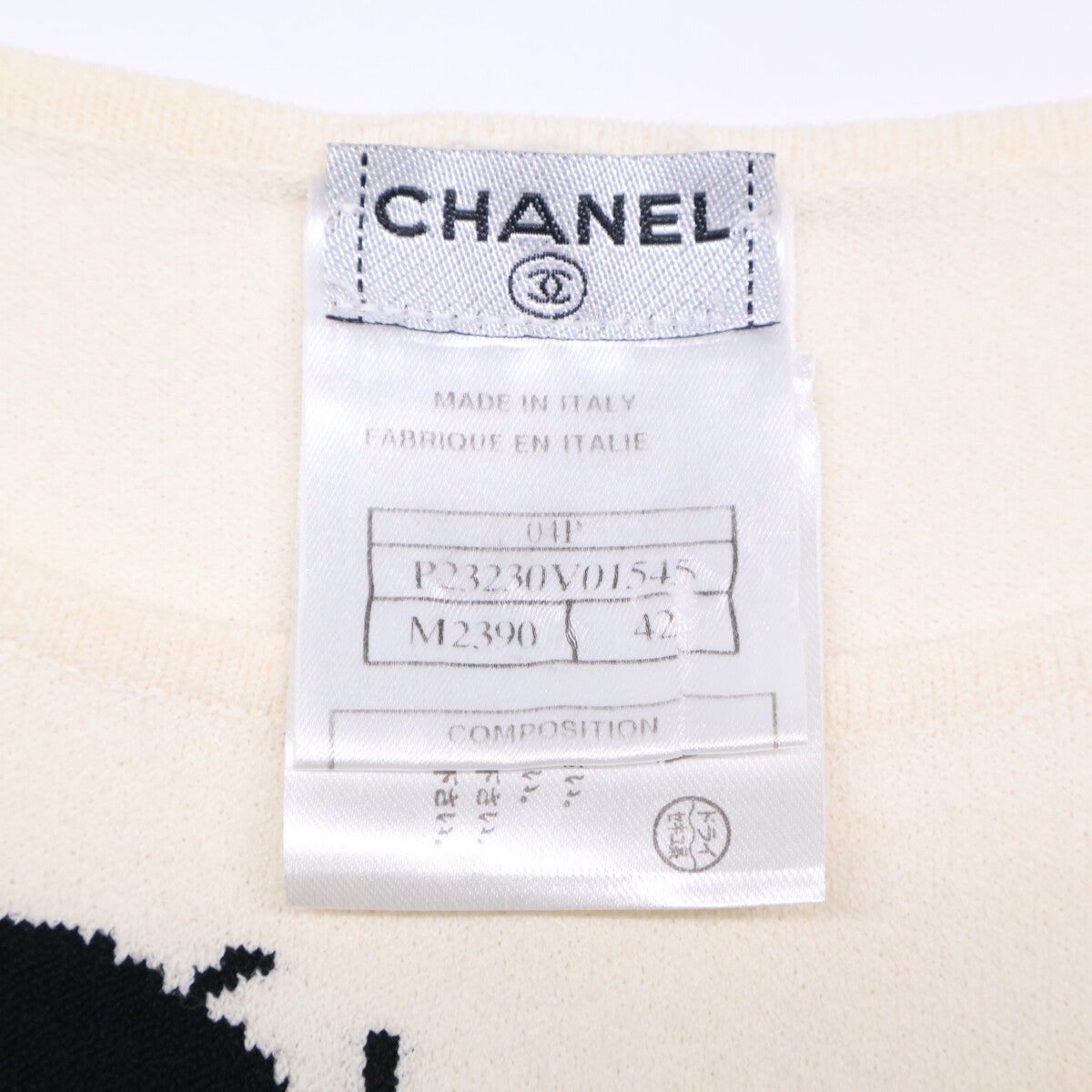 CHANEL シャネル 01P P23230V01545 てんとう虫 ココマーク ノースリーブ トップス 42
