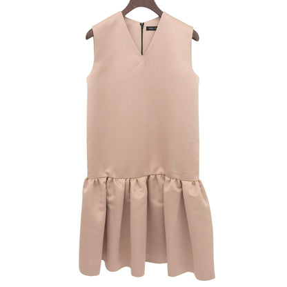 YOKOCHAN ヨーコチャン Vネック ワンピース レディース ベージュ 36 YCD-217-328 ワンピース 36