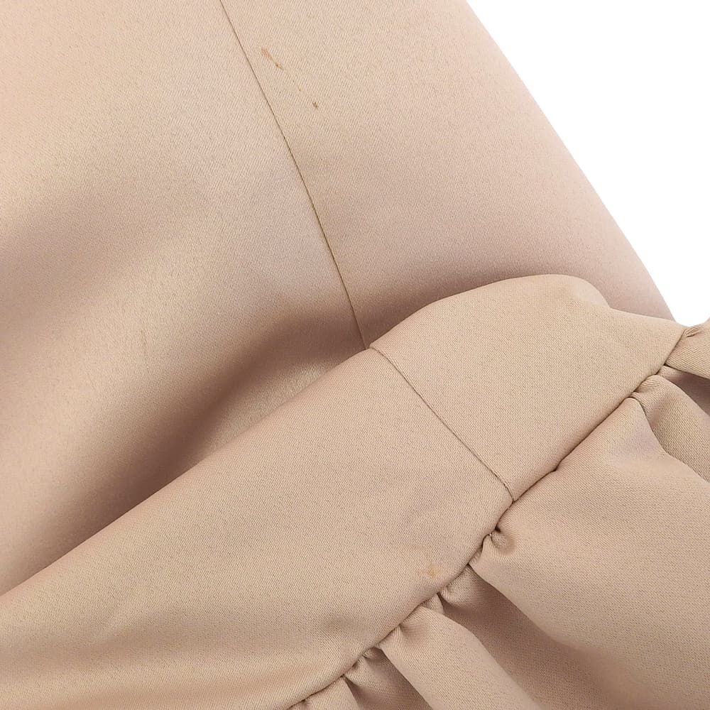 YOKOCHAN ヨーコチャン Vネック ワンピース レディース ベージュ 36 YCD-217-328 ワンピース 36