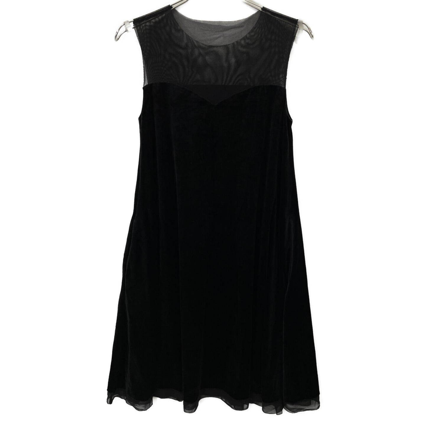 DAISY LIN デイジーリン 06194 ﾌﾞﾗｯｸ Dress Velour Swing ﾜﾝﾋﾟｰｽ ワンピース 38