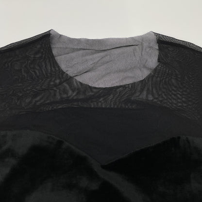 DAISY LIN デイジーリン 06194 ﾌﾞﾗｯｸ Dress Velour Swing ﾜﾝﾋﾟｰｽ ワンピース 38