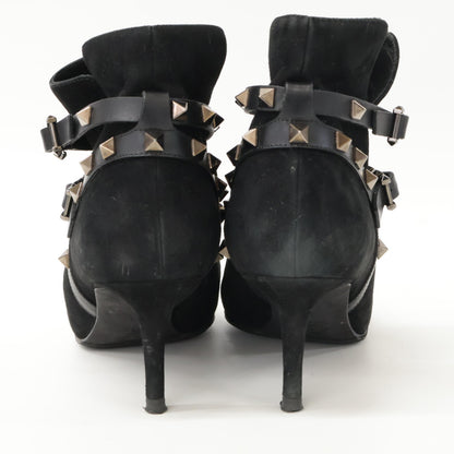 Valentino Garavani ヴァレンティノガラヴァーニ J625 2 スエード スタッズ ポインテッドトゥ ヒール シューズ 38