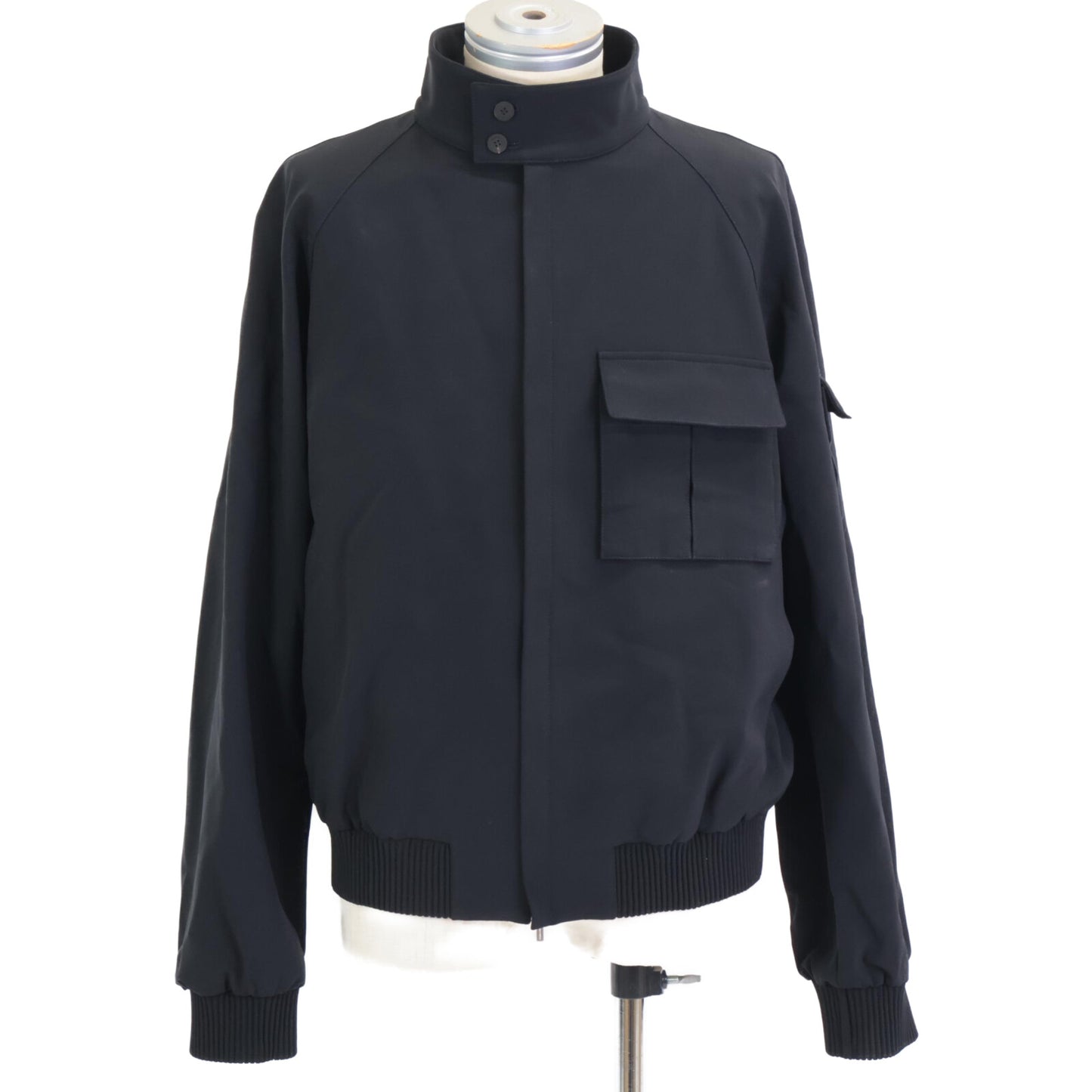 Salvatore Ferragamo サルヴァトーレフェラガモ 美品 国内正規 143915 773092 24SS クロップド ブルゾン ボンバー ジャケット 50