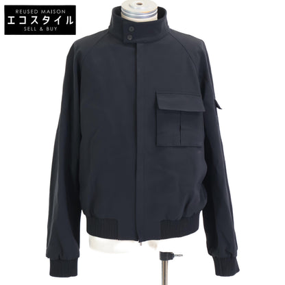 Salvatore Ferragamo サルヴァトーレフェラガモ 美品 国内正規 143915 773092 24SS クロップド ブルゾン ボンバー ジャケット 50