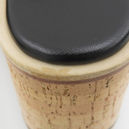 Salvatore Ferragamo サルヴァトーレフェラガモ 新品同様 ENGRACIA コルク ウェッジソール サンダル シューズ レディース 黒 4C 24SS シューズ 4C