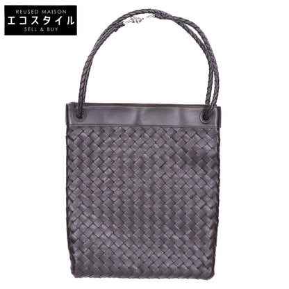BOTTEGA VENETA ボッテガヴェネタ 新品同様 イントレチャートレザー フラットアンディアーモ メッセンジャー ショルダーバッグ