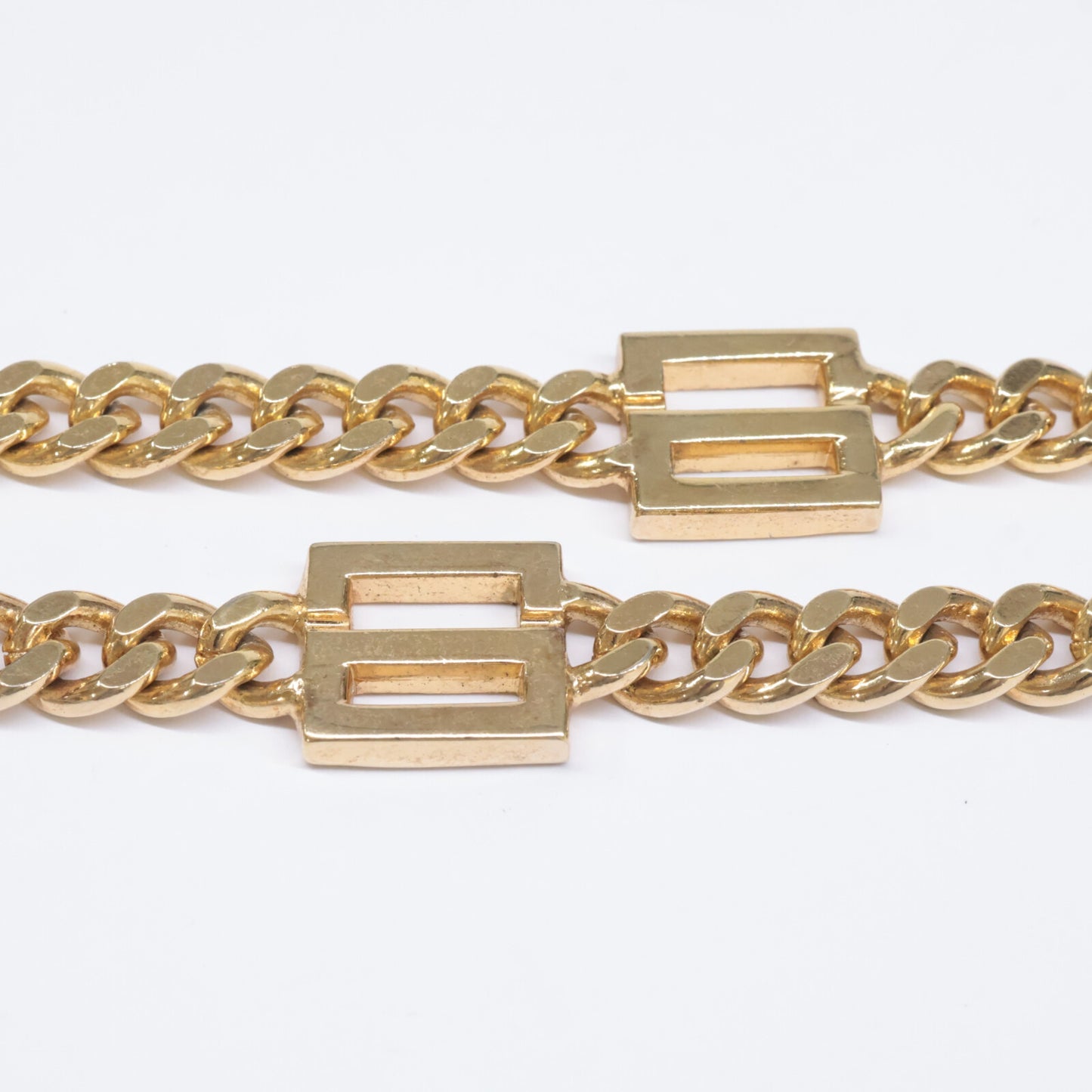 Christian Dior クリスチャンディオール CDロゴ 喜平チェーン ネックレス