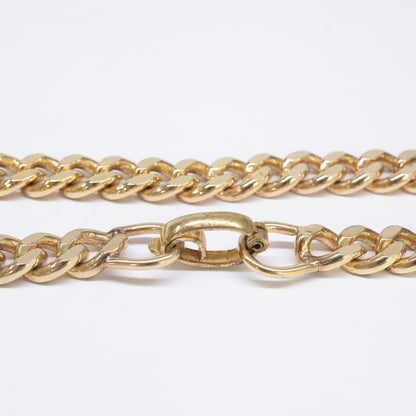 Christian Dior クリスチャンディオール CDロゴ 喜平チェーン ネックレス