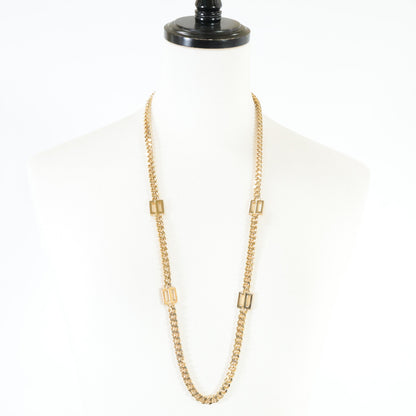 Christian Dior クリスチャンディオール CDロゴ 喜平チェーン ネックレス