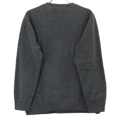 Three dots スリードッツ ｸﾞﾘｰﾝ RC201M ﾘｻｲｸﾙ ｶｼﾐﾔ ｸﾙｰﾈｯｸ ﾆｯﾄ トップス L