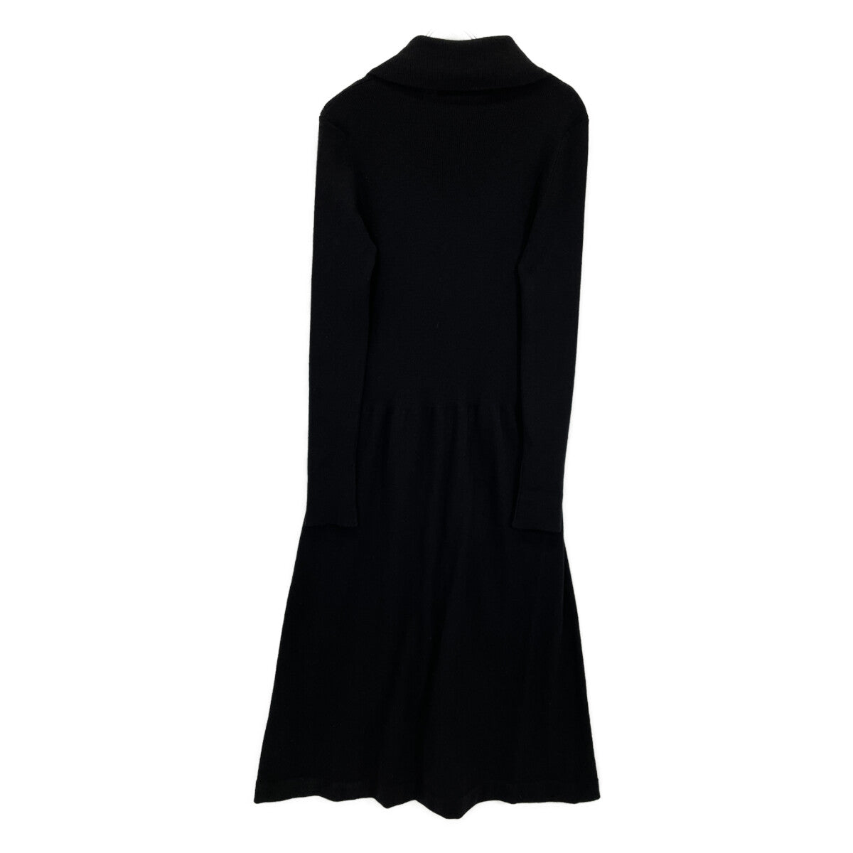 corte di Kel コルテ・ディ・ケル 【corte di Kel】ﾌﾞﾗｯｸ ｶｼﾐﾔ 長袖ﾜﾝﾋﾟｰｽ ワンピース 46