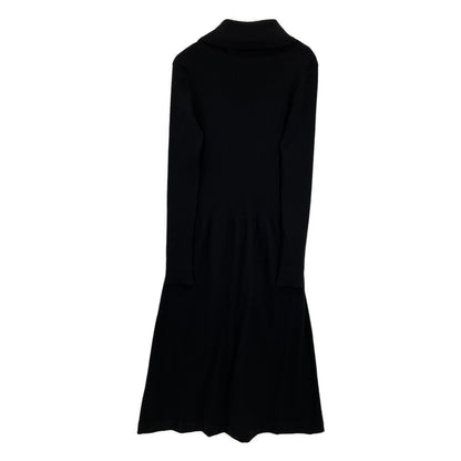 corte di Kel コルテ・ディ・ケル 【corte di Kel】ﾌﾞﾗｯｸ ｶｼﾐﾔ 長袖ﾜﾝﾋﾟｰｽ ワンピース 46