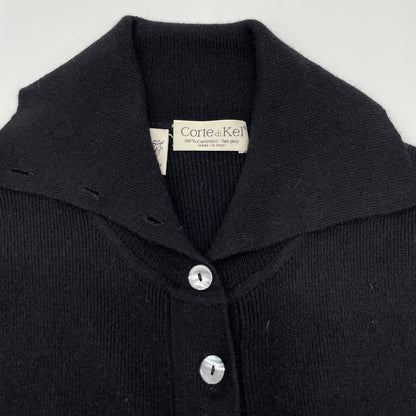 corte di Kel コルテ・ディ・ケル 【corte di Kel】ﾌﾞﾗｯｸ ｶｼﾐﾔ 長袖ﾜﾝﾋﾟｰｽ ワンピース 46