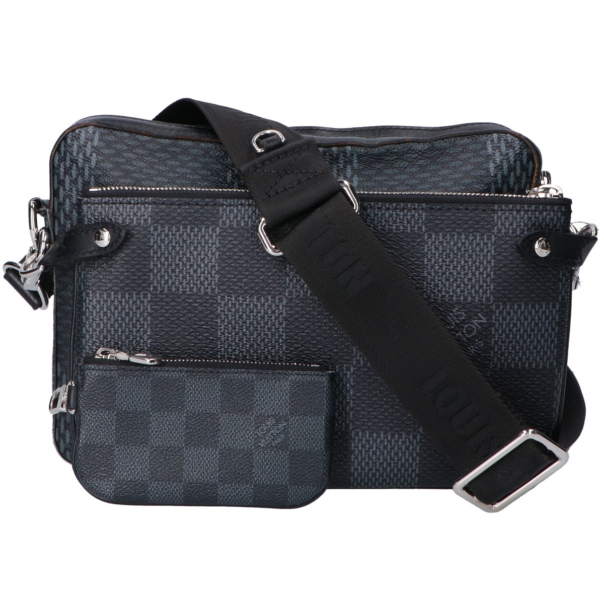LOUIS VUITTON ルイヴィトン N50017 ダミエグラフィット 3D トリオメッセンジャー ショルダーバッグ