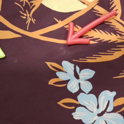 SUN SURF サンサーフ SS35661 FULL MOON 半袖アロハシャツ/ トップス L